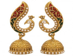 Voylla Gold Metal Dangle & Drop Earrings For Women