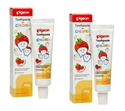 Pigeon Combo Children Toothpaste (Strawberry) 45g, Pack of 2