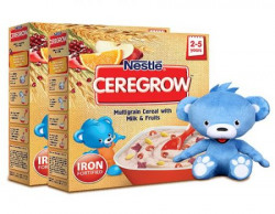 Nestle Ceregrow, 300g (Pack of 2) with Free Toy Teddy Bear