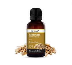 Devinez Sandalwood Essential Oil, 100% Pure, Natural & Undiluted, 15ml in Glass Bottle