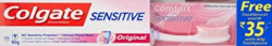 Colgate Sensitive Original Toothpaste - 80 g with Free Toothbrush Worth 35