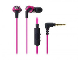 Audio Technica ATH-CK323iS Inner ear Headphone for Smartphones - Pink