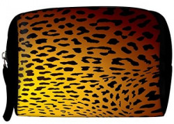 Snoogg Leopard Print Travel Buddy Toiletry Bag / Bag Organizer / Vanity Pouch