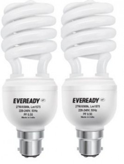 Eveready ELS 27-Watt CFL (White and Pack of 2)