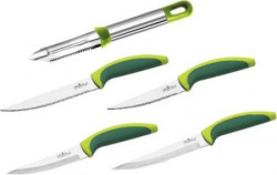 Ritu Star Knife 4pcs set+ 1 peeler - Soft grip Steel Knife Set