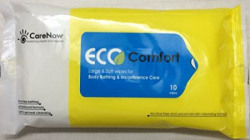 ECO Comfort Large & Soft Wipes Pillow Pack - 6 packs X 10 wipes = 60 wipes.