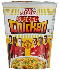 Nissin Cup Noodles, Spiced Chicken, 70g (Pack of 4)