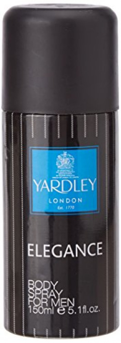 Yardley Elegance Body Spray for Men, 150ml