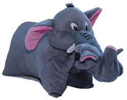 Amardeep and Co Fun Pillow - Elephant (Gray) - ad201