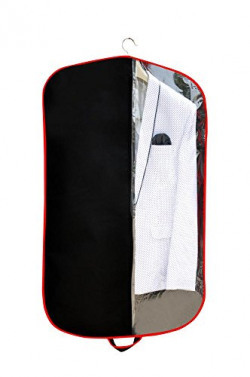 Demoda Black Suit Cover /Dress Cover/Garment Bag/Wardrobe Organizer for Storage or Travel 38  (Black-Pack of 1) (1)