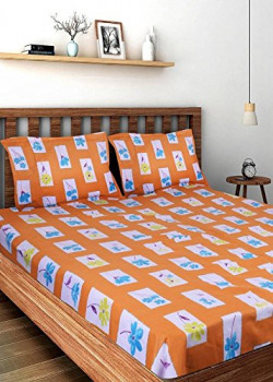 Bombay Dyeing-Ivyrose-Multicolor-Double Bedsheet with 2 Pillow Covers