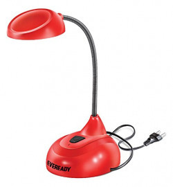 Eveready Homelite HL 69 LED Desk Lamp (Red)