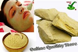 Online quality store 100 % Pure Herbal Multani Mitti (Fuller Earth stone) - 450gms STONE FORM - Best Quality in Offer Price
