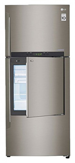 LG 426 L 2 Star Frost-Free Double Door Refrigerator (GC-D432HLAM,Platinum Silver 3)