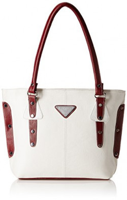 Fantosy Women's Handbag ( White An Black,Fnb-236)