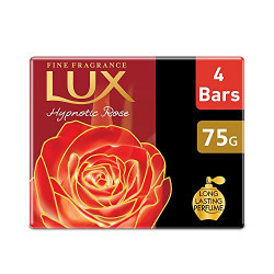 Lux Hypnotic Rose Soap Bar, 75g (Pack of 4)