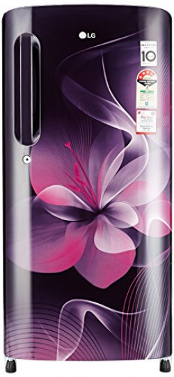 LG 190 L 4 Star Direct-Cool Single Door Refrigerator (GL-B201APDX.APDZEBN, Purple Dazzle)