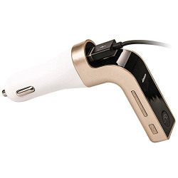 Edios special car charger with remote for mp3 player ,fm transmitter hands-free car kit charger support tf card/usb for smartphone (multi color)