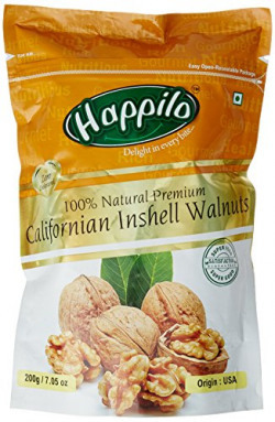 Happilo 100% Natural Premium Californian Inshell Walnuts, 200g