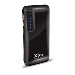 Xtra Premium Mobile Power Bank - 10000mAh Dual Output Lightning External Battery Charger Pack - Fast Charging Technology - Compatible with Apple iPhone, Samsung Smartphones & Other USB Device