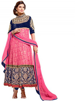 Vibes Pure Georgettea-Line Un-Stitched Salwar Kameez (V73-8002_Pink)