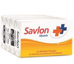 Savlon Glycerin Soap, 75g(Buy 3 Get 1 Free)