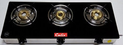 Fabiano Calix SS-300 Straightline Glasstop cooktop 3 Burner (LPG only)