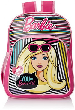 Barbie Pink and Purple Children's Backpack (Age group :6-8 yrs)