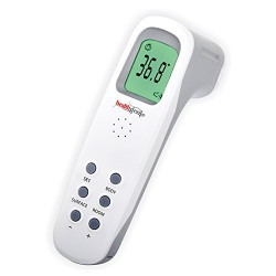 Healthgenie Digital Infrared Talking Non-Contact Forehead Thermometer For Baby, Child and Adult - FT 22290