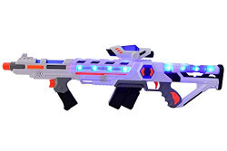 Planet Of Toys Space 2 In 1 Extension Gun (With Led Lights And Sounds)