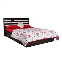 Berlynoak Monarch King Size Bed with Storage (Black)
