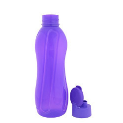 Cello Aqua Flip Polypropylene Bottle, 1 Litre, Violet