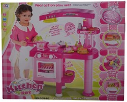 Comdaq Kitchen Playset, Pink