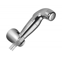 Hindware health Faucets Health Faucet ABS with Double Lock 1.2m Stainless Steel Flexible Hose and Wall Hook (Chrome)