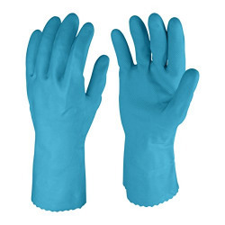 Primeway Flocklined Hand Gloves, Large (Blue)