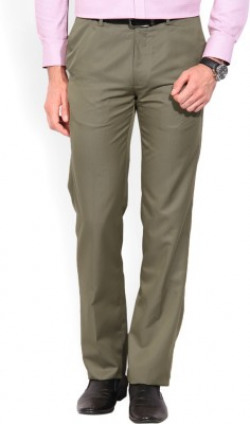 Arrow Tapered Men Brown Trousers