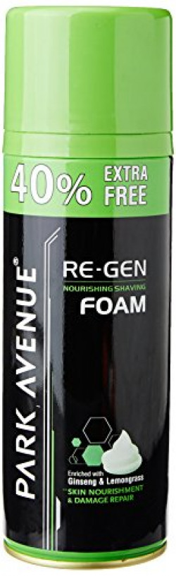 Park Avenue Re gen Shaving foam 420g - For Men(300 g +40% extra)