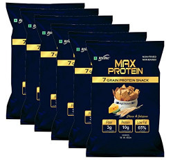 Rite Bite Max Protein Chips, Cheese and Jalapeno, 45g (Pack of 6)