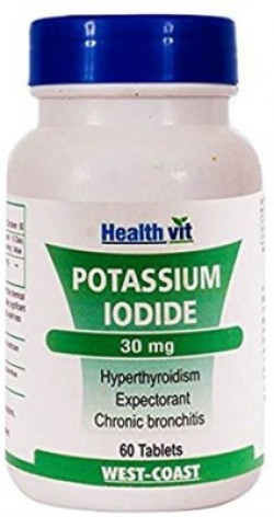 HealthVit Potassium Iodide 30mg 60 Tablets (Pack of 2)