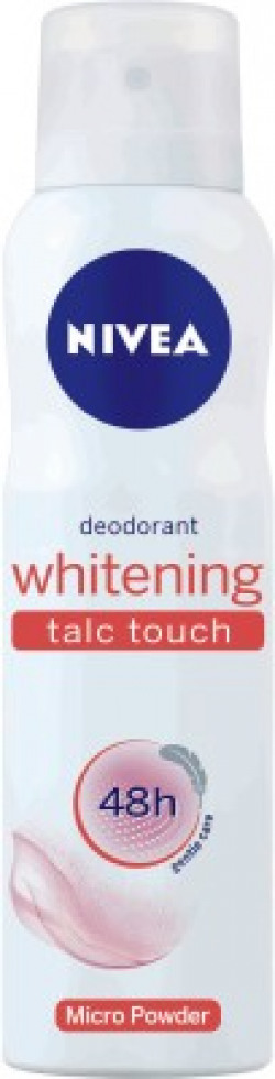 Nivea Whitening Talc Touch Deodorant Spray  -  For Women