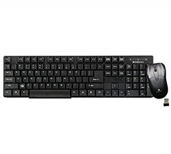 Zebronics Wireless Keyboard and Mouse Companion 6 (Nano receiver in the mouse)