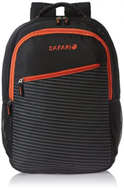 Safari 25 ltrs Casual Backpack (Slide-Black-CB)