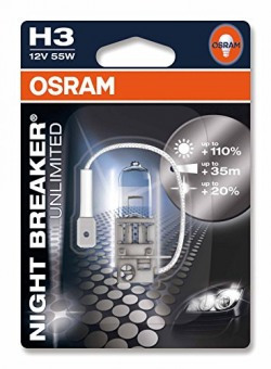 Osram H3 P64151 Night Breaker Unlimited Duo Box Lamp (12V, 55W)