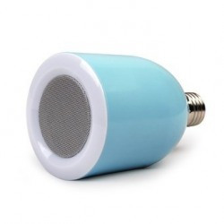 Bello Voice of Light - LED Bulb With Bluetooth Speaker & Remote Control (Bluetooth 2.0+EDR | Audio Output Power | HN-BT-45273)-Blue