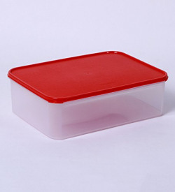 Tupperware Double Crisper Plastic Container, 9.4 Litres, Red