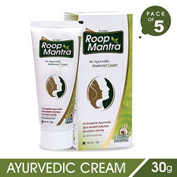 Roop Mantra Ayurvedic Fairness Face Cream 30gm (Pack of 5)