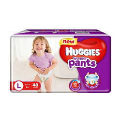 Huggies Wonder Pants Large Size Diapers (48 Count)