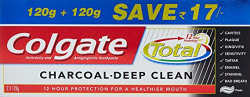 Colgate Total Charcoal Deep Clean Toothpaste - 240 g