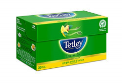 Tetley Green Tea, Ginger Mint & Lemon, 30 Tea Bags