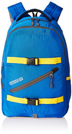 American Tourister 23 Lts Blue Laptop Backpack (ZAP 2016)